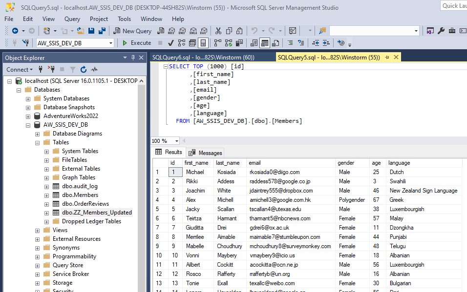 SQL_server_show_updated_Members_table