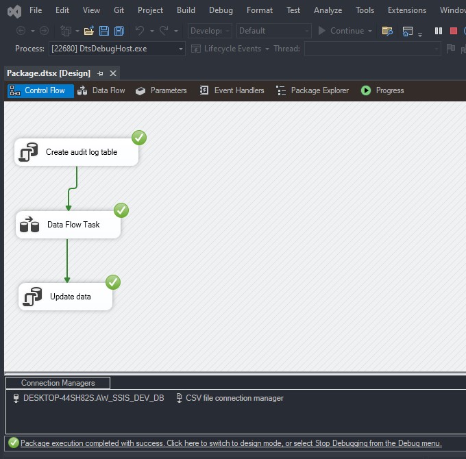 SSIS_ControlFlow_whole_process_successfully