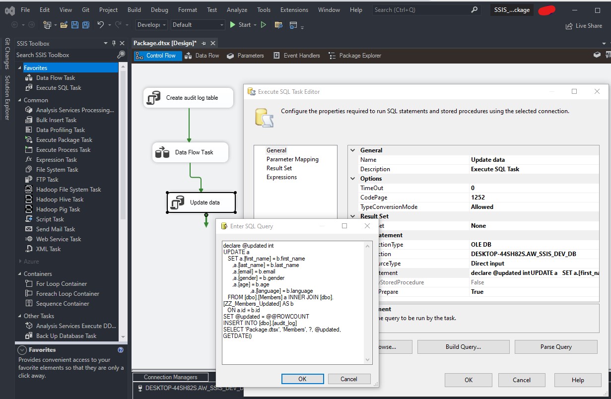 SSIS_Execute_SQL_Task_Update_Data2