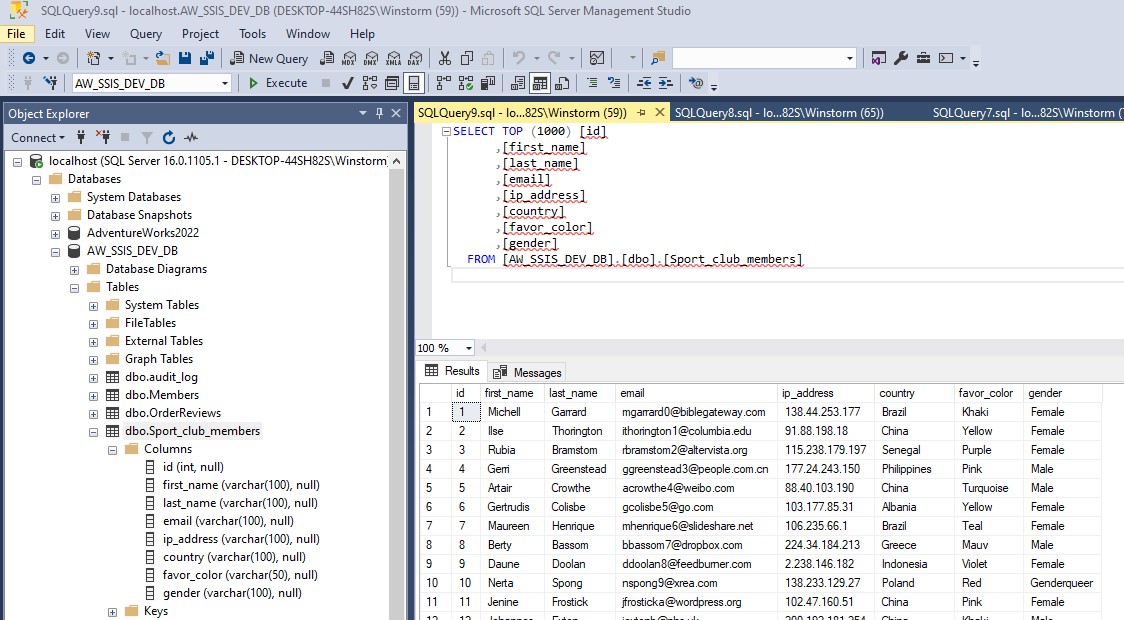 Import Csv File To Sql Server Using Ssis Package 2011